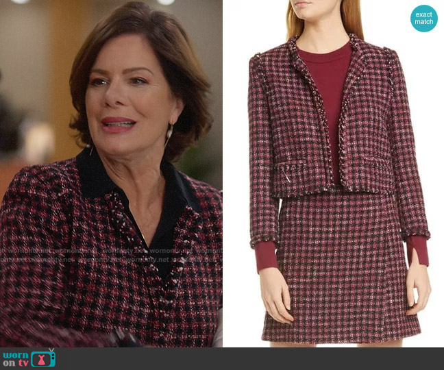 BOSS Johella Jacket worn by Margaret Wright (Marcia Gay Harden) on So Help Me Todd