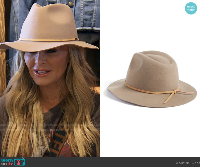 Brixton Wesley Wool Fedora worn by Tamra Judge on The Real Housewives of Orange County