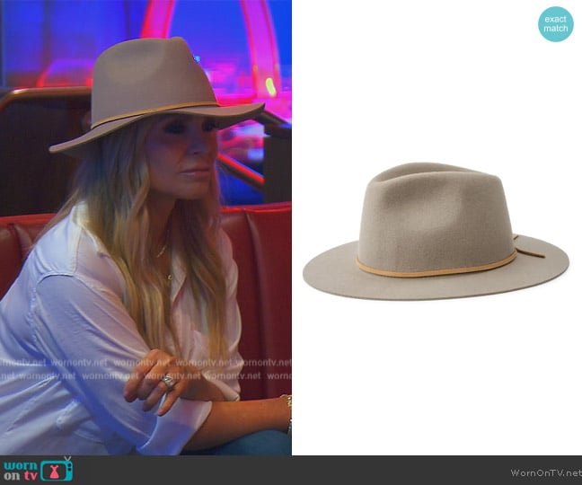 Brixton Wesley Wool Fedora worn by Tamra Judge on The Real Housewives of Orange County