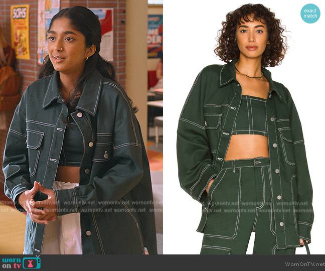 By Dyln Cooper Top worn by Devi Vishwakumar (Maitreyi Ramakrishnan) on Never Have I Ever