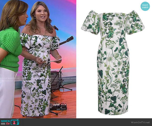 Cara Cara x Over the Moon Exclusive Karene Dress worn by Jenna Bush Hager on Today