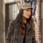 Carly’s camo jacket on iCarly