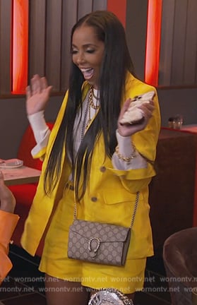Courtney’s GG canvas shoulder bag on The Real Housewives of Atlanta