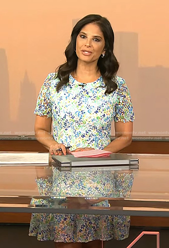 Darlene’s floral lace dress on Today