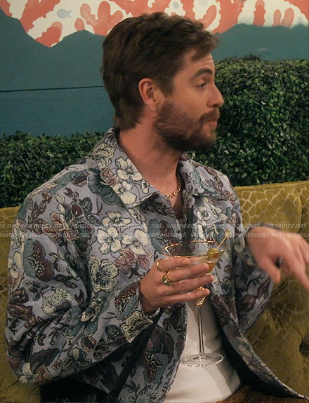 Dimitri-Pascual’s blue floral jacket on iCarly