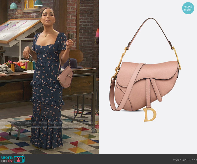 Dior Saddle Bag with Strap worn by (Juliana Joel) on Ravens Home