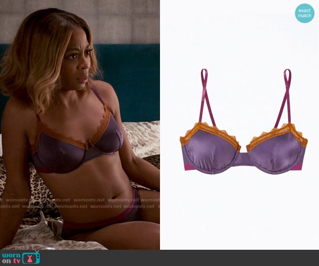 Dora Larsen Aralie Bra worn by Renee Ross (Bresha Webb) on Run the World