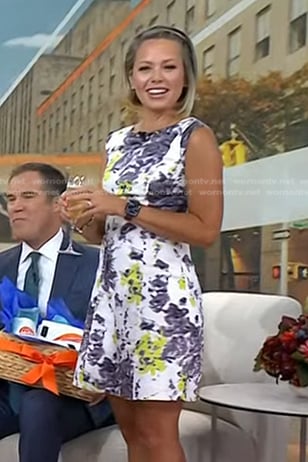 Dylan’s floral sleeveless mini dress on Today