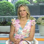 Dylan’s printed ruffle v-neck dress on Today