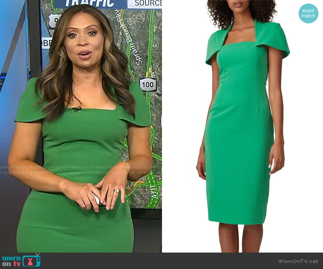Elliatt Emerald Vera Dress worn by Adelle Caballero on Today