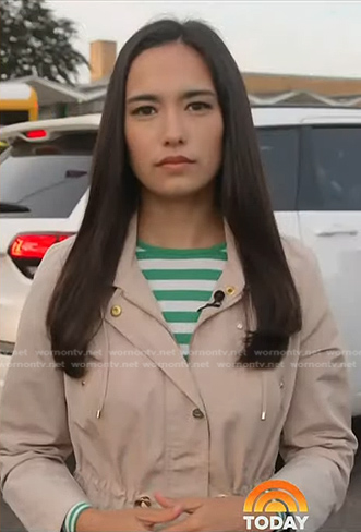 Emilie’s beige jacket on Today