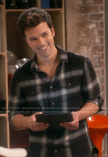 Freddie’s black plaid shirt on iCarly