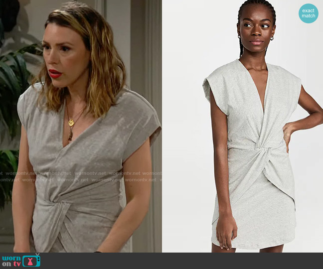 IRO Tizana Dress worn by Chloe Mitchell (Elizabeth Hendrickson) on The Young and the Restless