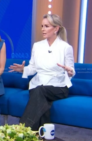 Jennifer’s black cargo jeans on Good Morning America