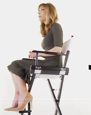 Jennifer’s green confessional dress on The Family Stallone