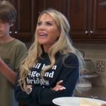 Jennifer’s printed sweatshirt on The Real Housewives of Orange County