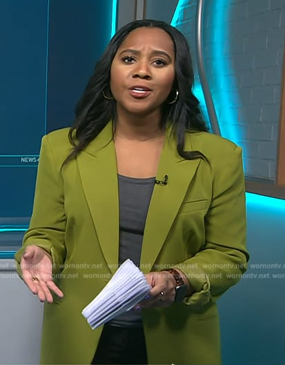 Kay’s green blazer on NBC News Daily