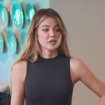 Khloe’s black bodysuit on The Kardashians