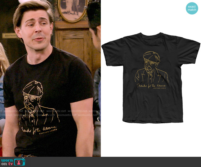 Thanks For The Dance T-shirt worn by Jesse (Christopher Lowell) on How I Met Your Father
