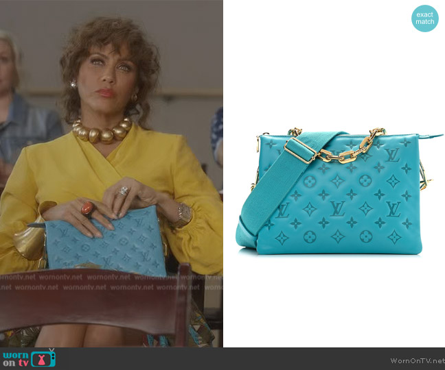 Louis Vuitton Lambskin Embossed Monogram Coussin worn by Lisa Todd Wexley (Nicole Ari Parker) on And Just Like That