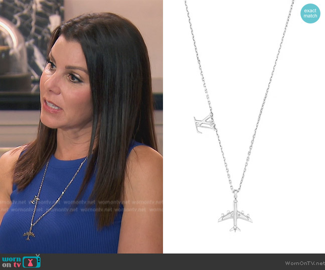 Louis Vuitton Monogram Flower Silver worn by Heather Dubrow on The Real Housewives of Orange County