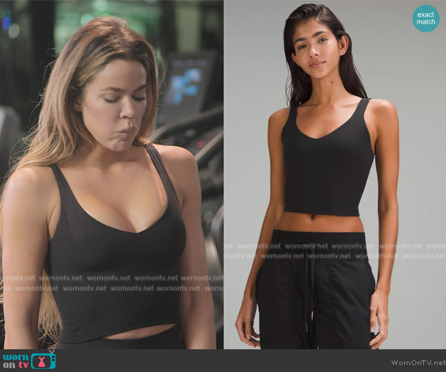 Lululemon Ribbed Tank Top worn by Khloe Kardashian (Khloe Kardashian) on The Kardashians
