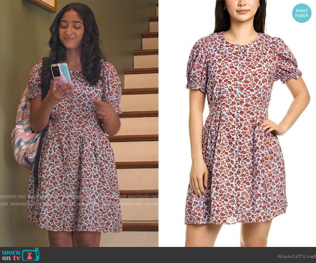 Madewell Micah Mini Dress worn by Devi Vishwakumar (Maitreyi Ramakrishnan) on Never Have I Ever