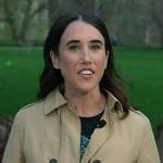 Maggie Vespa’s beige trench coat on Today