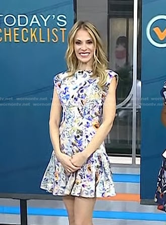 Dr. Marnie Nussbaum’s floral mini dress on Today