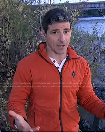 Matt Gutman’s orange jacket on Good Morning America
