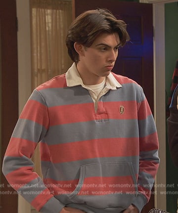 Neil’s striped rugby jersey on Ravens Home