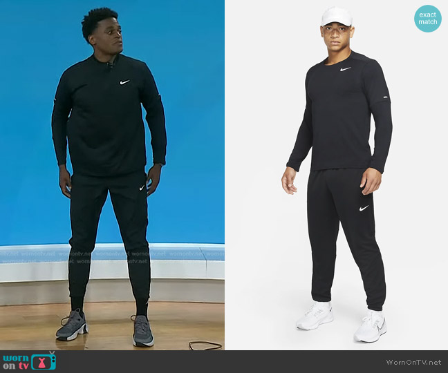 Nike Dri-FIT Running Crew Top worn by Joe Holder  on Today