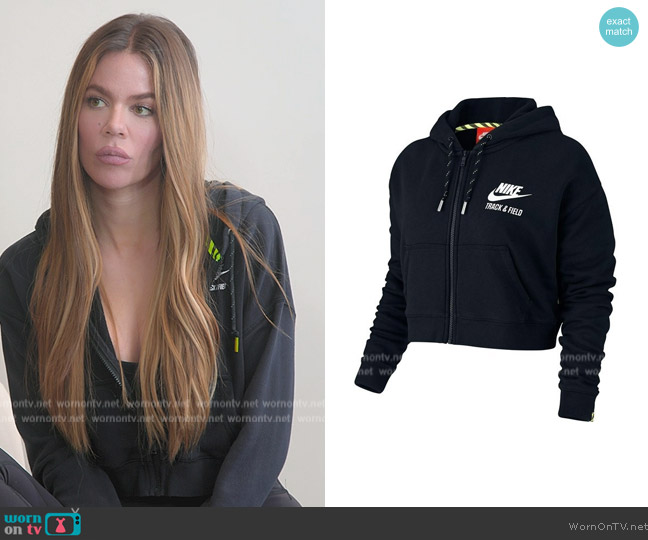 Nike Track and Field Hoodie worn by Khloe Kardashian (Khloe Kardashian) on The Kardashians