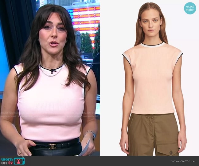 RA & Bone Watts Top worn by Erielle Reshef on Good Morning America