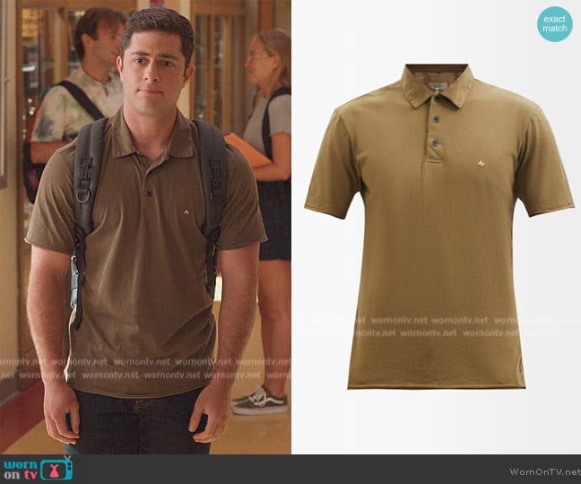Rag and Bone Polo Shirt worn by (Jaren Lewison) on Never Have I Ever