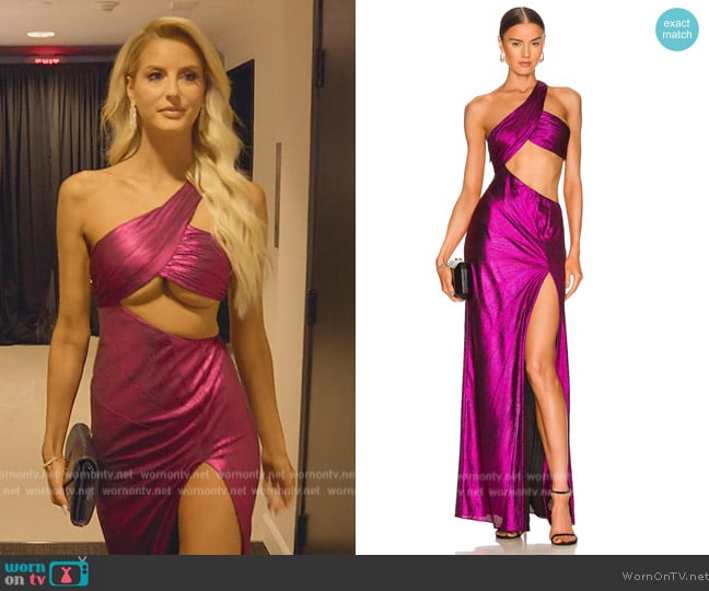 Retrofete Galena Dress worn by Emma Hernan on Selling Sunset