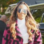 Sanya’s pink Kenzo logo jacket on The Real Housewives of Atlanta