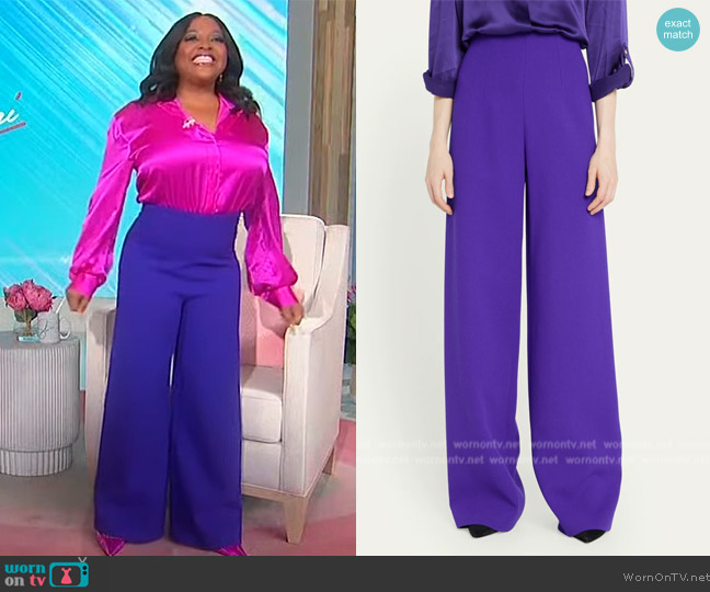 Sergio Hudson Signature Trouser Pants worn by Sherri Shepherd on Sherri