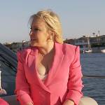 Shannon’s pink blazer and pants on The Real Housewives of Orange County