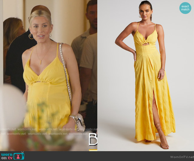 Showpo Marisse Maxi Dress worn by Heather Rae Young on Selling Sunset