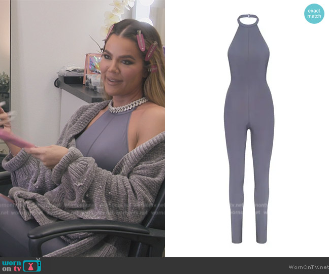 Skims Jelly Sheer Full Bodysuit worn by Khloe Kardashian (Khloe Kardashian) on The Kardashians