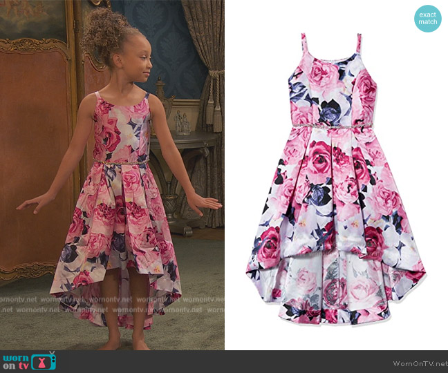 Speechless Sleeveless High-Low Party Dress worn by Alice Baxter (Mykal-Michelle Harris) on Ravens Home