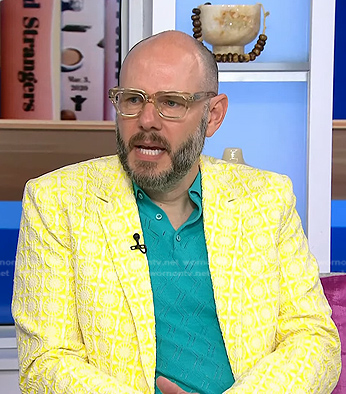 Steven Rowley’s yellow pant suit on Today