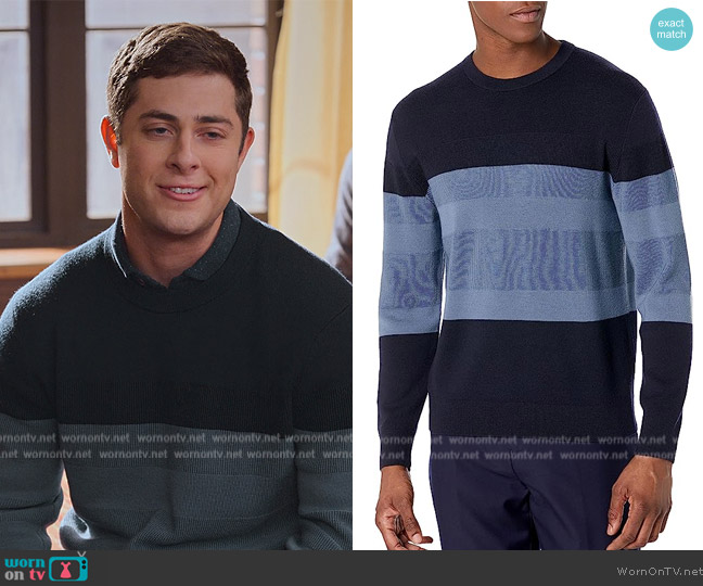 Theory Kamren Sweater worn by (Jaren Lewison) on Never Have I Ever