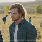 TJ’s grey plaid shirt on Manifest