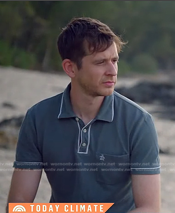 Toby Nowlan’s blue polo shirt on Today