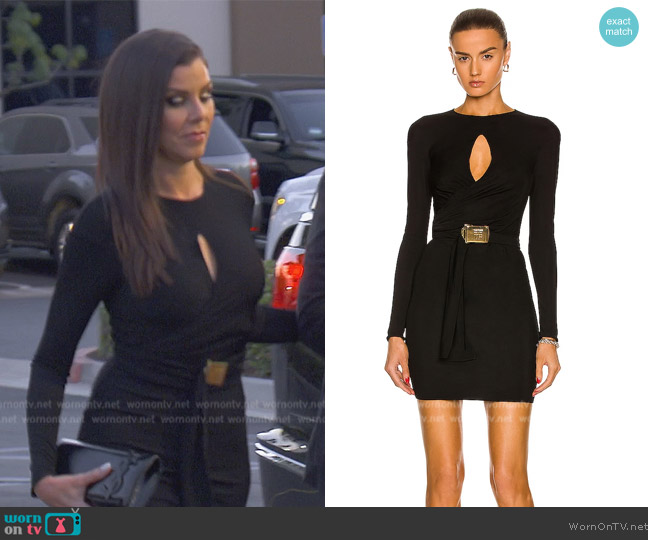 Tom Ford Costa Mini Dress worn by Heather Dubrow on The Real Housewives of Orange County