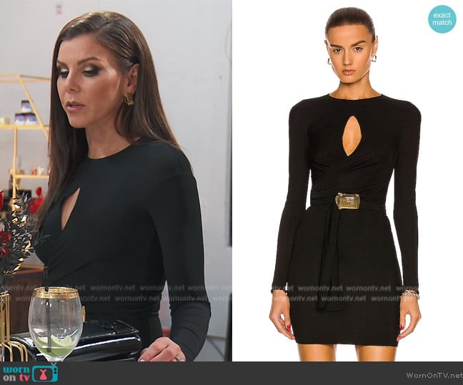 Tom Ford Costa Mini Dress worn by Heather Dubrow on The Real Housewives of Orange County