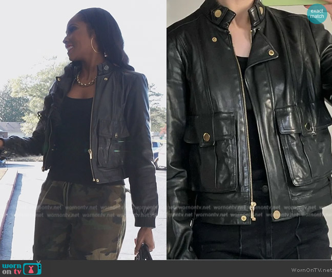 Tory Burch Moto Leather Jacket