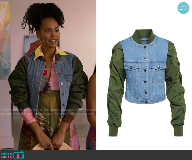 Veronica Beard Emilia Jacket worn by Sondi Hill (Corbin Reid) on Run the World